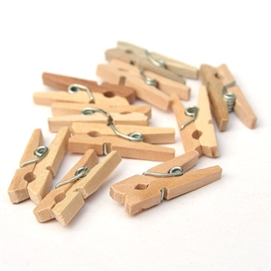 pinzas madera mini